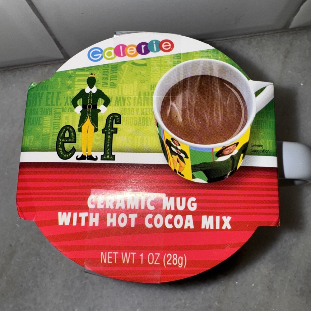 Galerie Warner Brothers Buddy The Elf Coffee Tea Cocoa Cup Mug Ninny Muggins - Picture 2 of 7